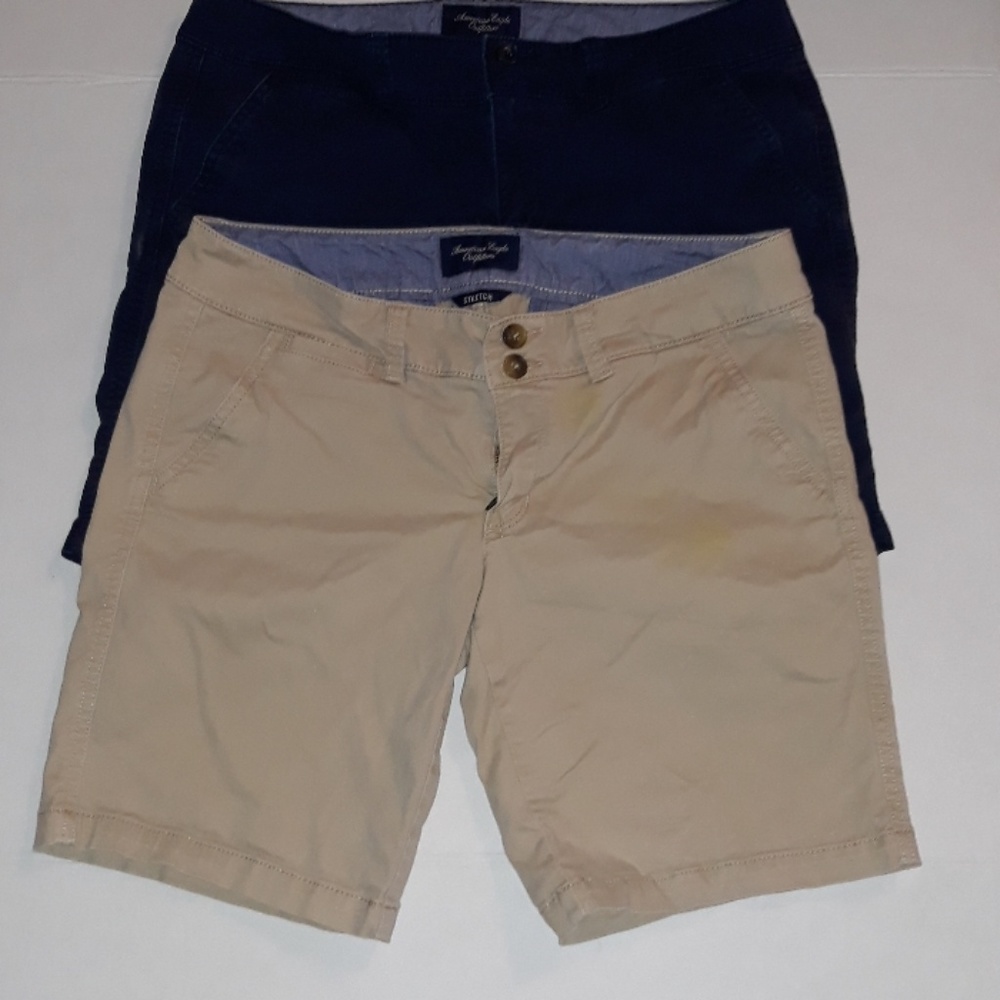 American Eagle Bermuda Shorts Lot of Two